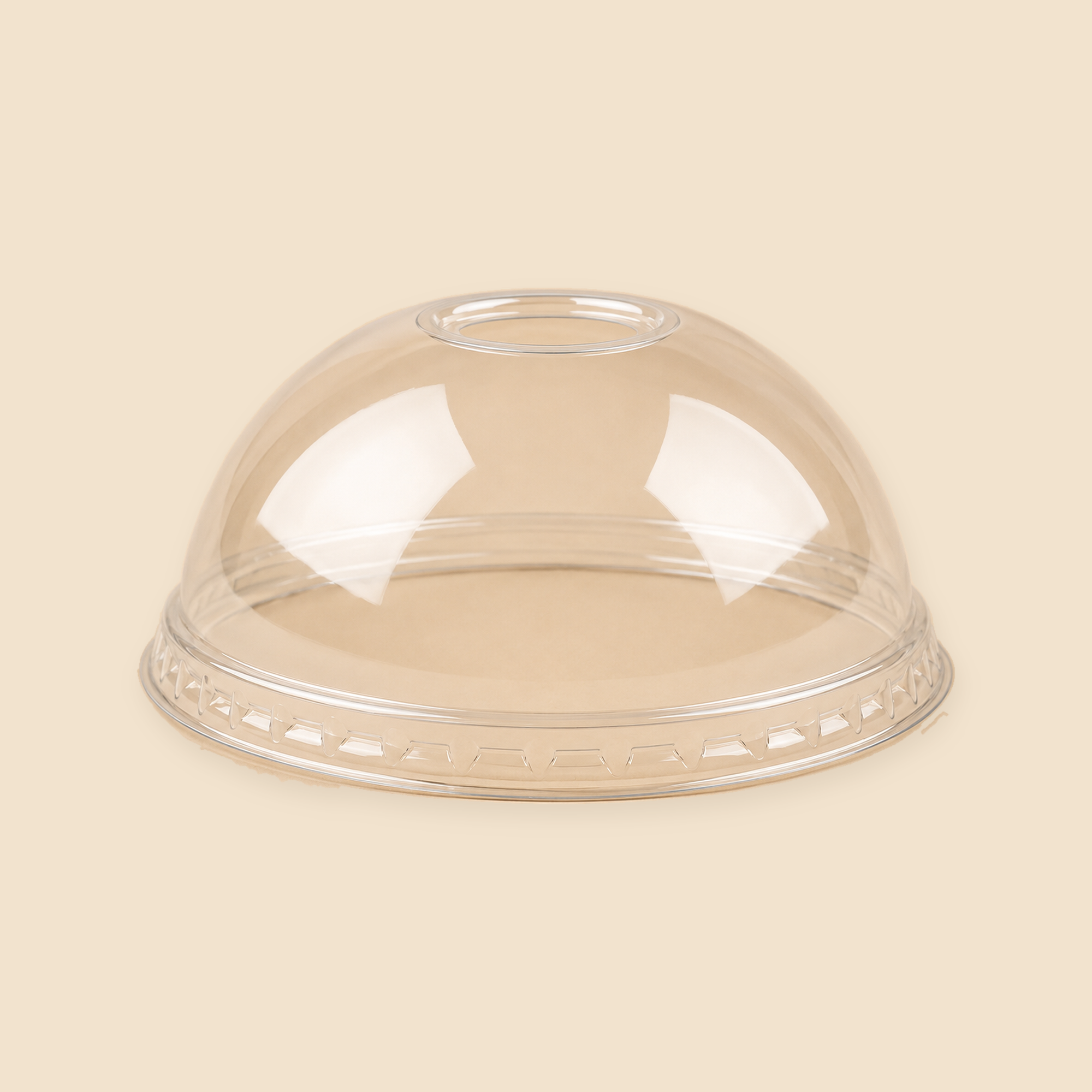 12-24oz  PET DOME LIDS 1000CT — full product view on beige background