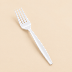 FORK HEAVY 1000 CT.(WHITE) — beige studio product photo