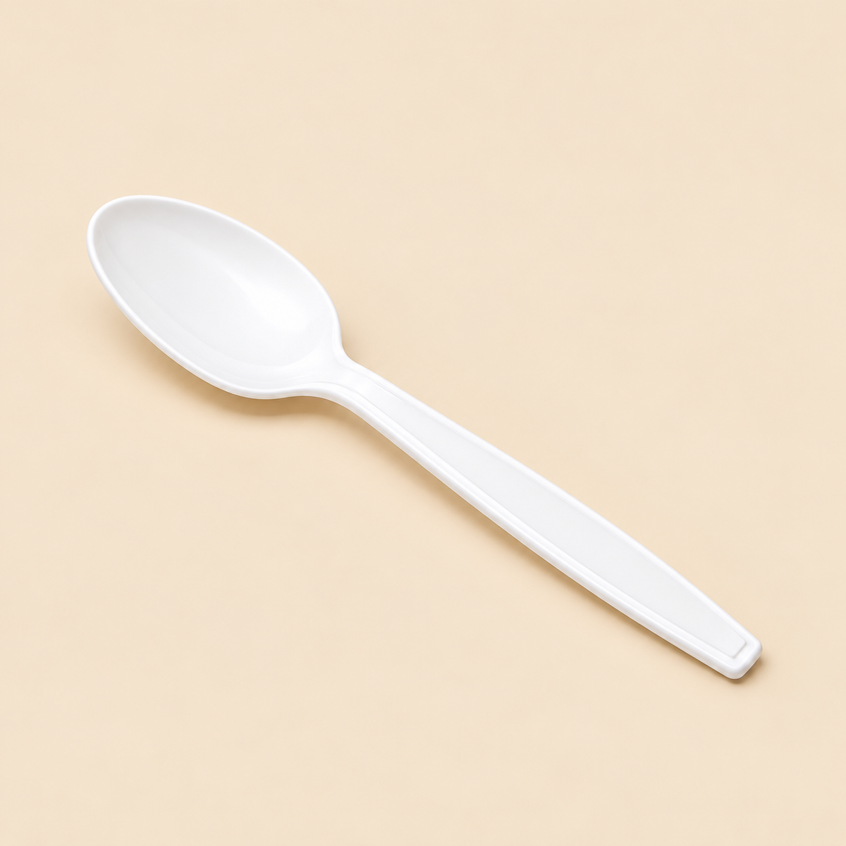 SPOON HEAVY 1000 CT.(WHITE) — beige studio product photo