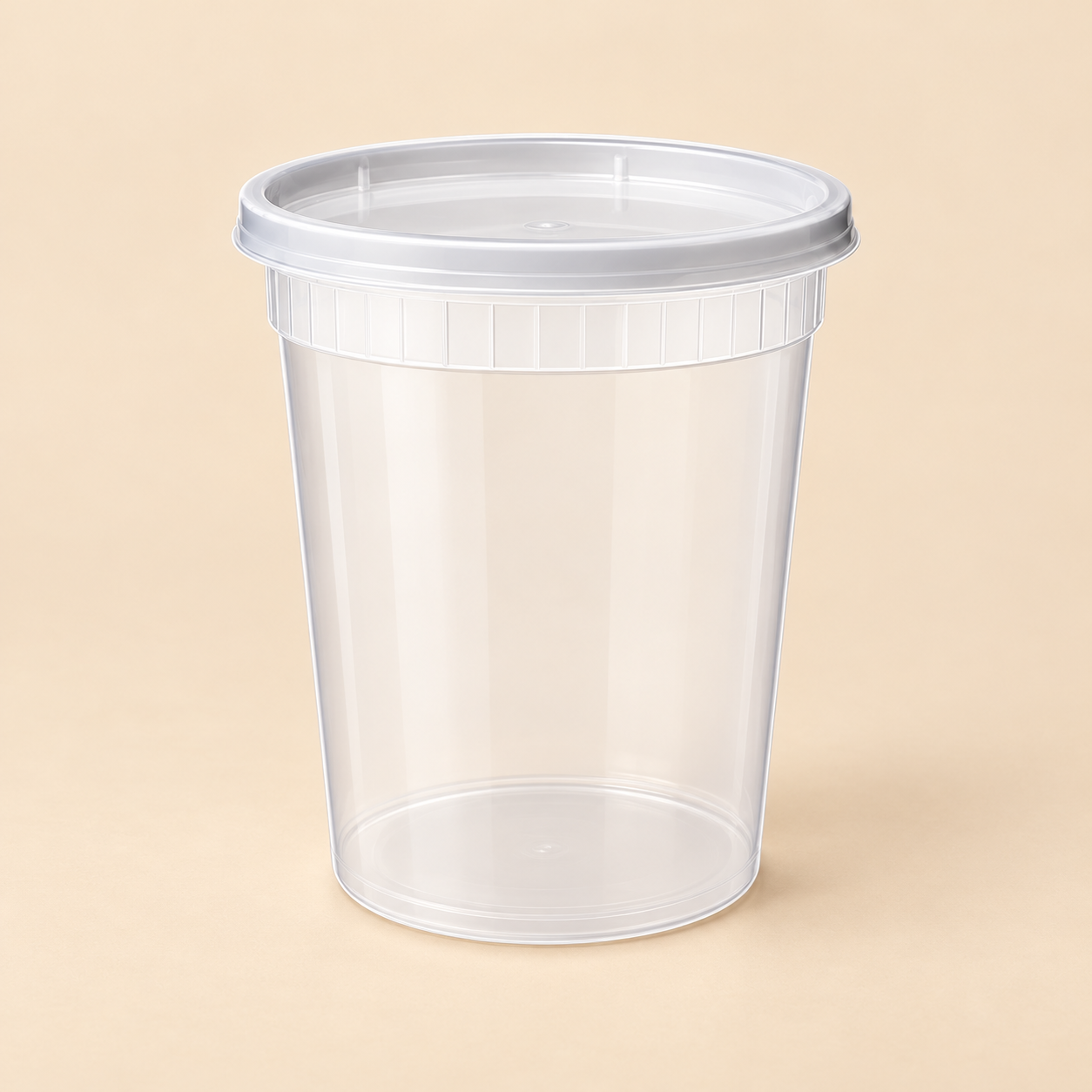 32oz SOUP CONTAINER COMBO  240 / CS — beige studio product photo