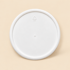 L32V 32oz FOAM CONT. LIDS - 500CT — beige studio product photo