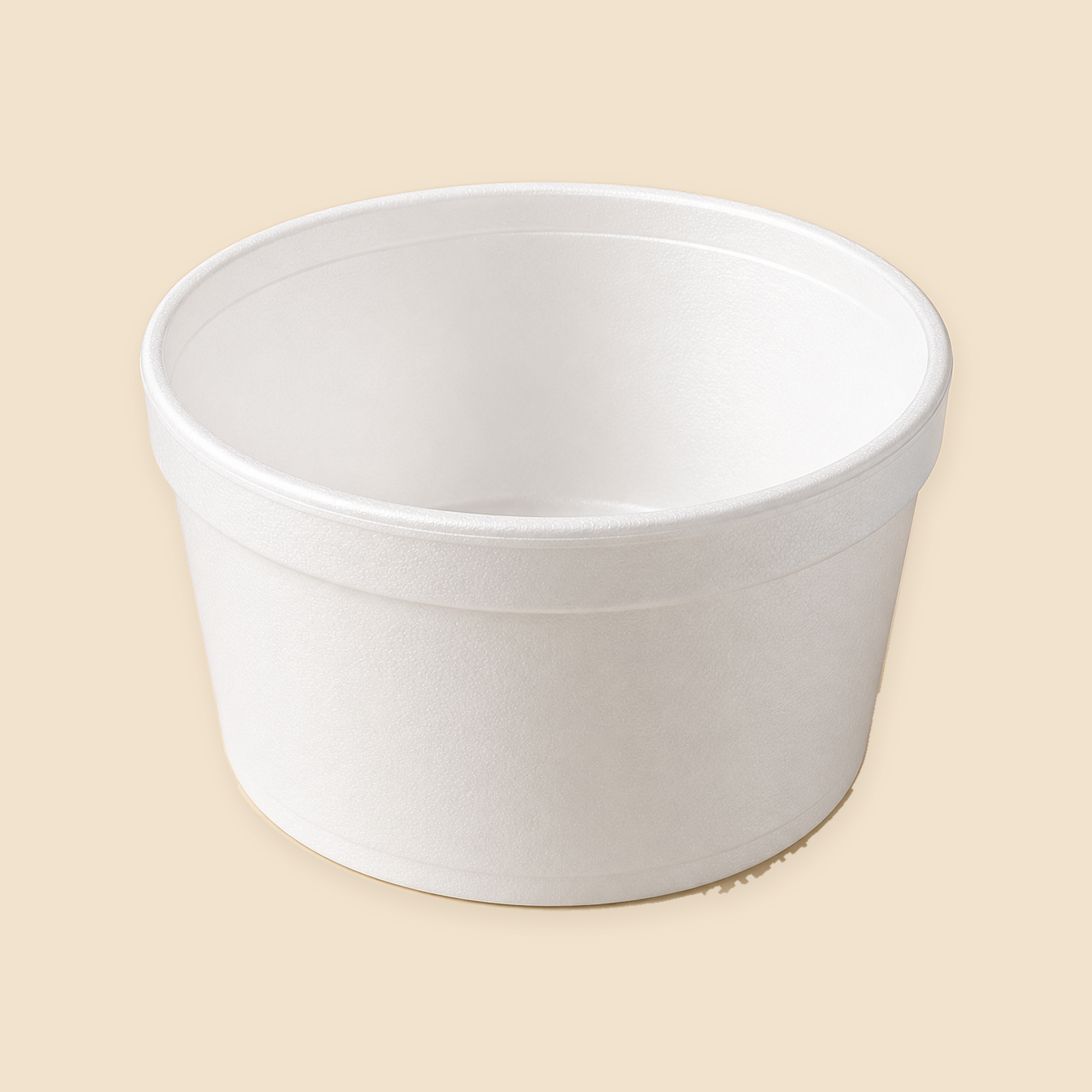 F8 8 oz HOT/COLD FOOD CONTAINER 500CT — full product view on beige background