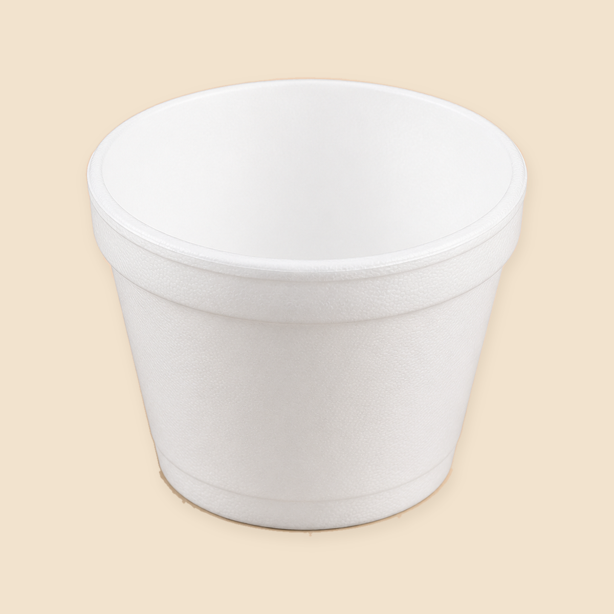 4oz FOAM CUPS 1000CT. — full product view on beige background