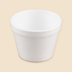 4oz FOAM CUPS 1000CT. — full product view on beige background