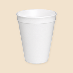 16oz  FOAM CUP 500CT. — full product view on beige background