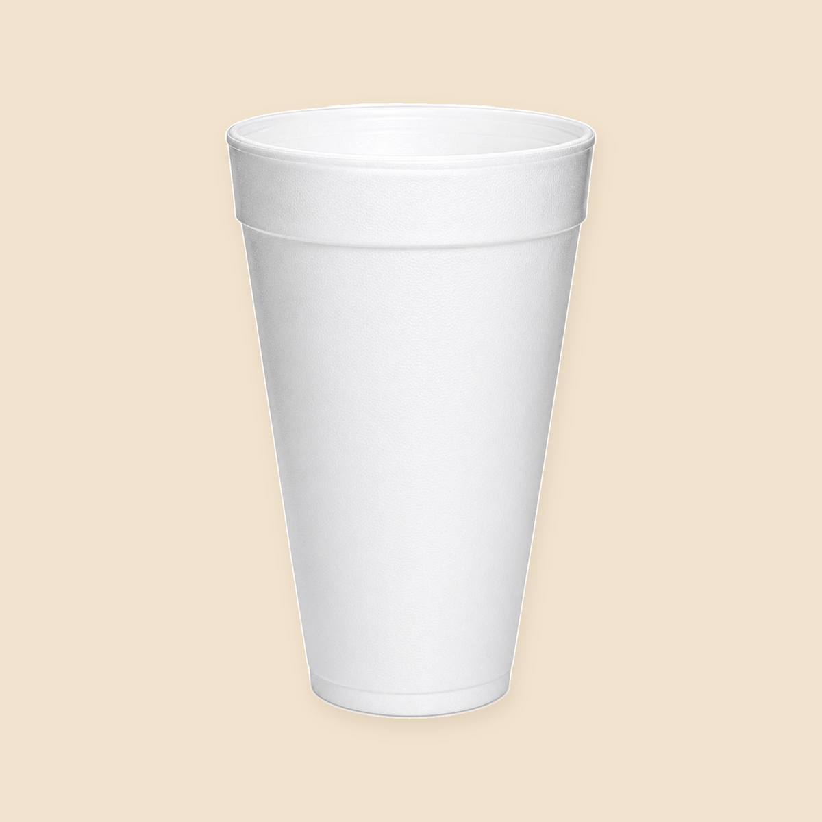 32oz  FOAM CUPS 500CT. — full product view on beige background