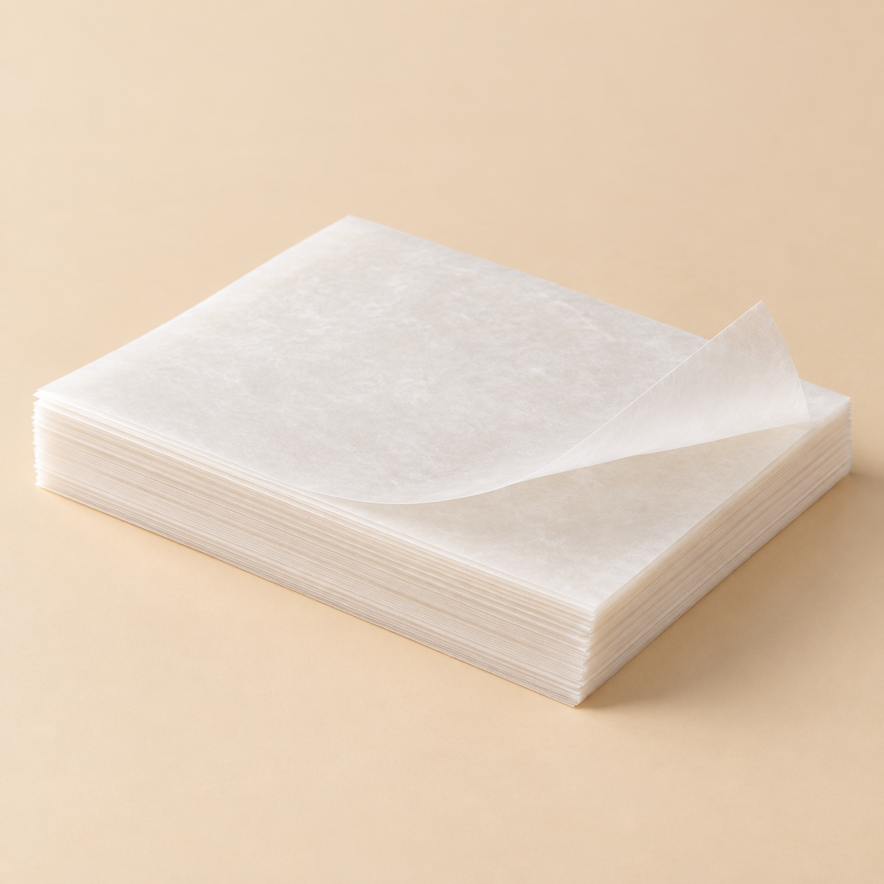 WAX PAPER 8 X 10 X 3/4 500 CT. — beige studio product photo