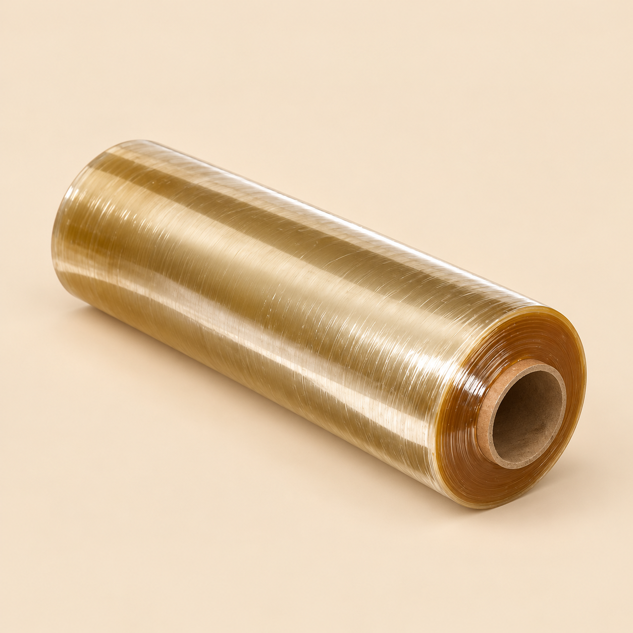 18 X 4000 PVC CLINGING MEAT FILM — beige studio product photo