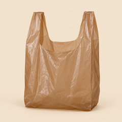 THANK YOU EXTRA LARGE 1000CT.  BROWN — illustrative mockup on beige background