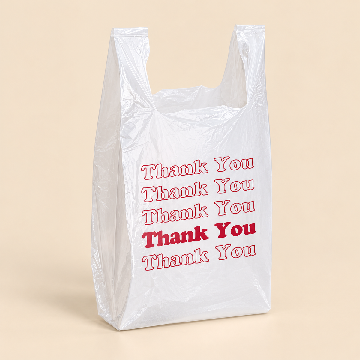 THANK YOU SMALL 1000 CT. — beige studio product photo