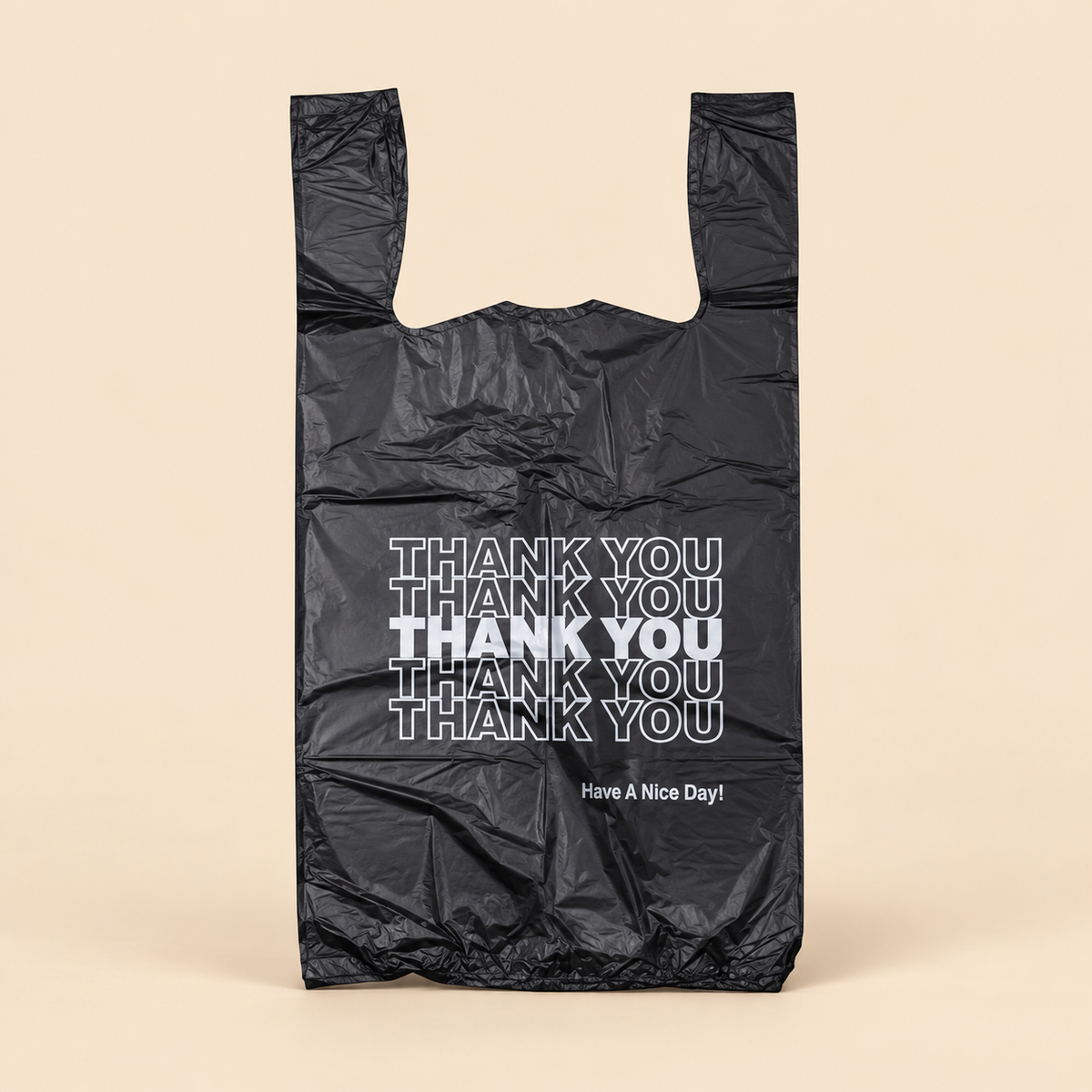 BLACK LARGE  SPECIAL PRINT 1000CT — beige studio product photo