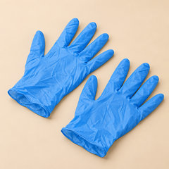 MULTIPURPOSE GLOVES - BLUE - SMALL - 100CT  (NO EXCHANGE / NO RETURN ) — beige studio product photo