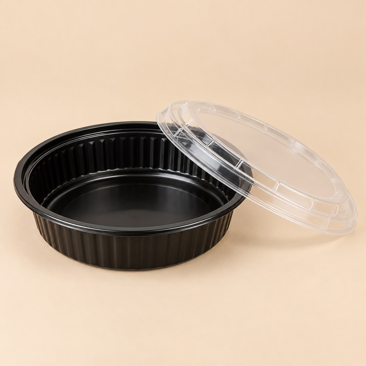 RC16B -16oz ROUND DELI CONT. CMB 150/CS — beige studio product photo