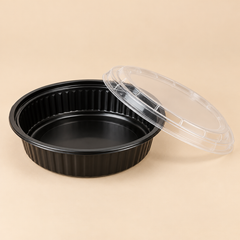 RC16B -16oz ROUND DELI CONT. CMB 150/CS — beige studio product photo