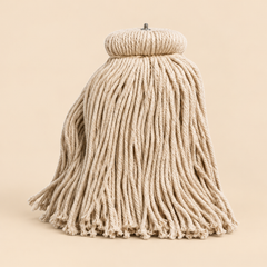 24oz SCREWFLAT MOP HEAD 4-PLY COTTON - ZEPHYR — beige studio product photo