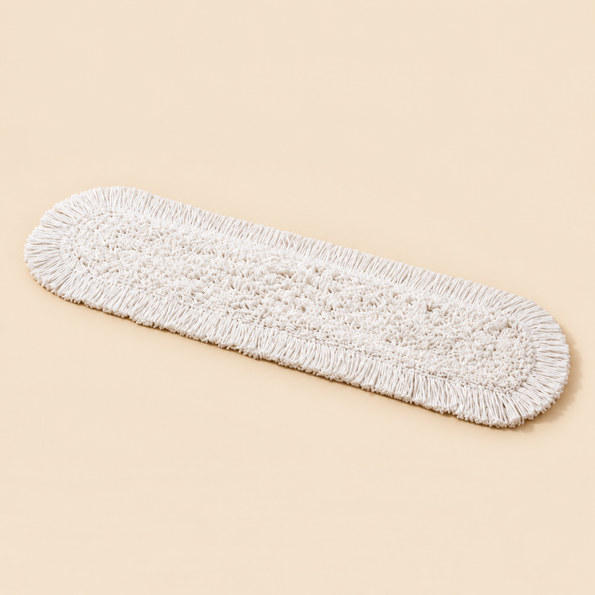 DUST MOP HEAD COTTON (TIE ON) - 5x36 — beige studio product photo
