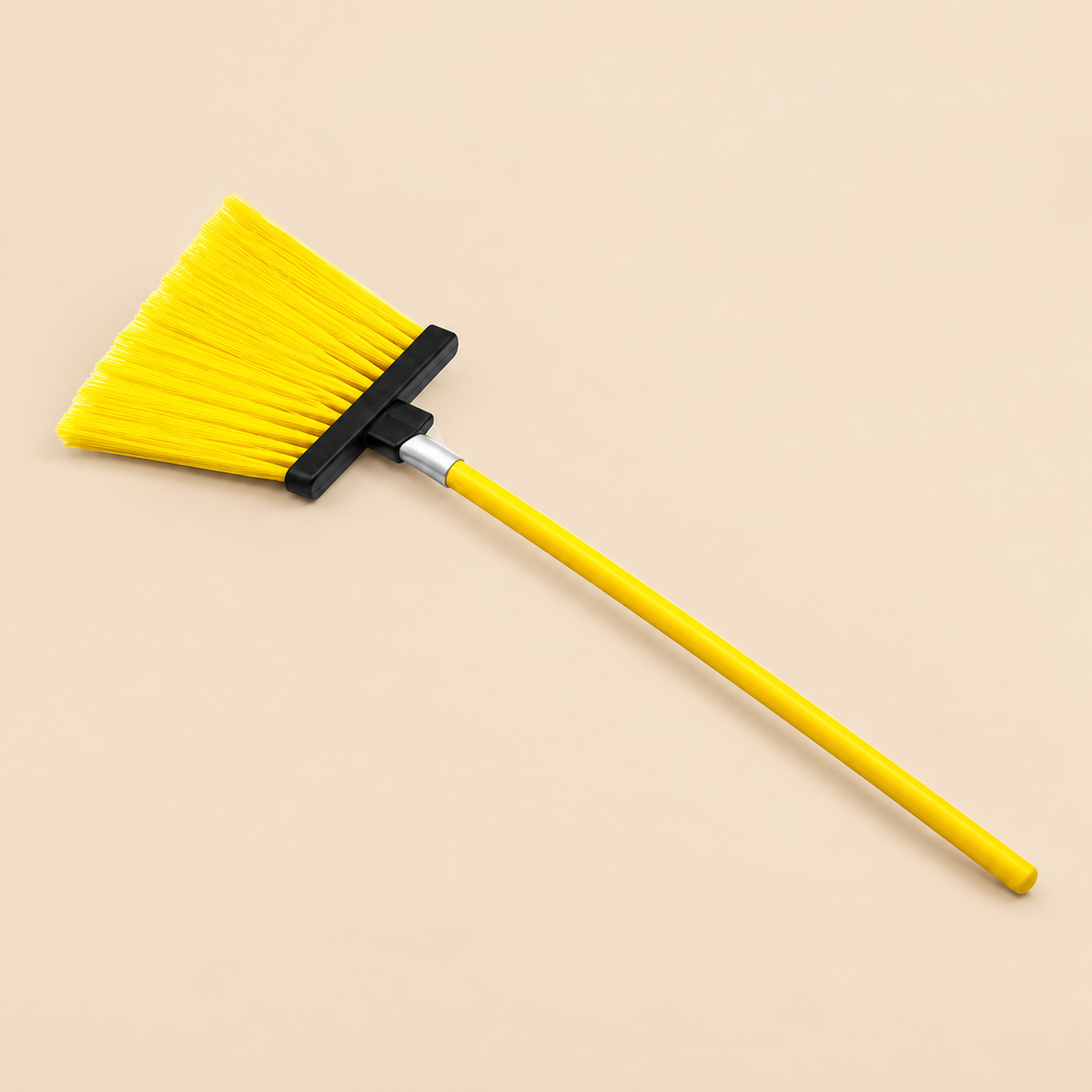 ANGLE BROOM LARGE - YELLOW - 48' — beige studio product photo