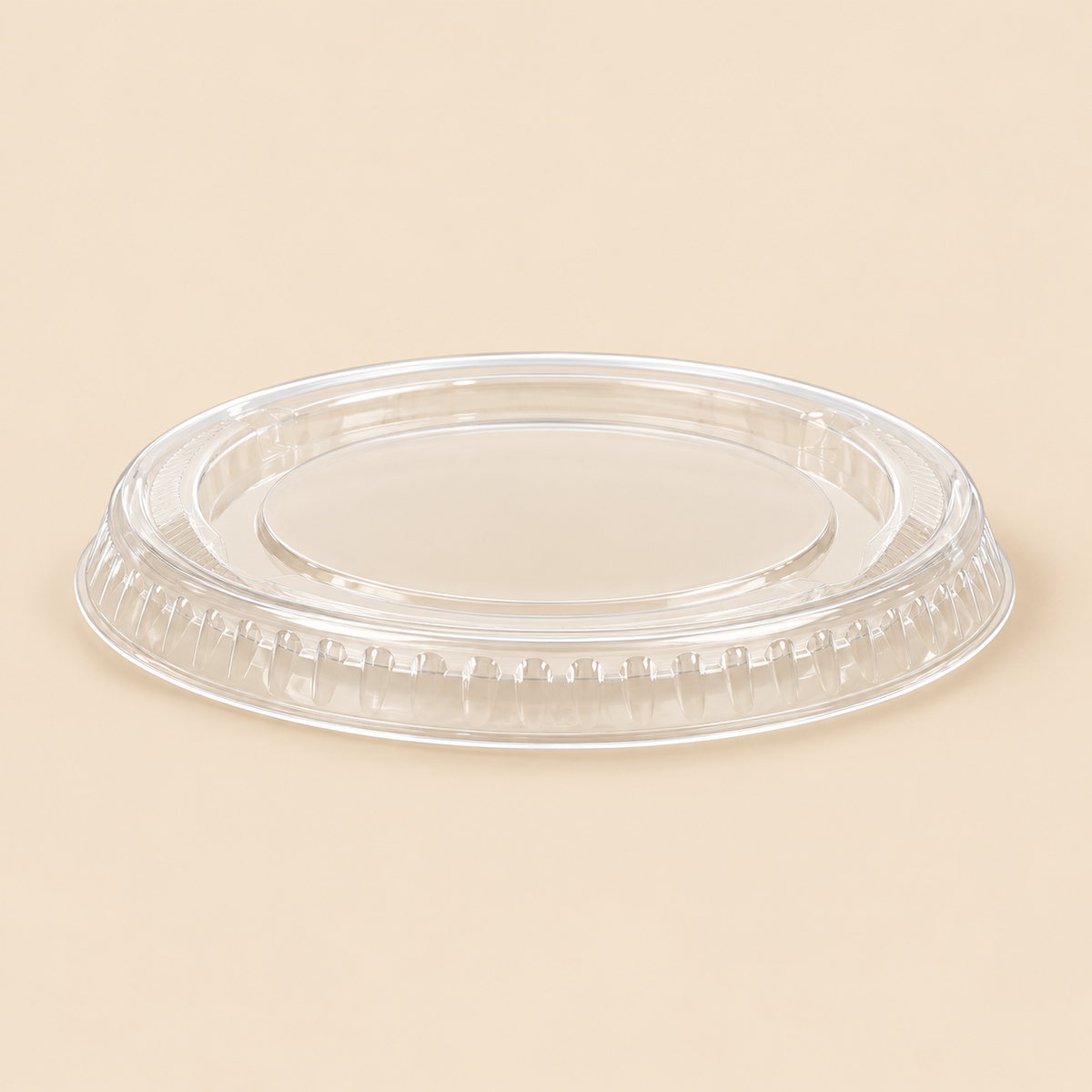 3.25 / 4 / 5.5oz  PORTION CUP LIDS 2500CT — beige studio product photo